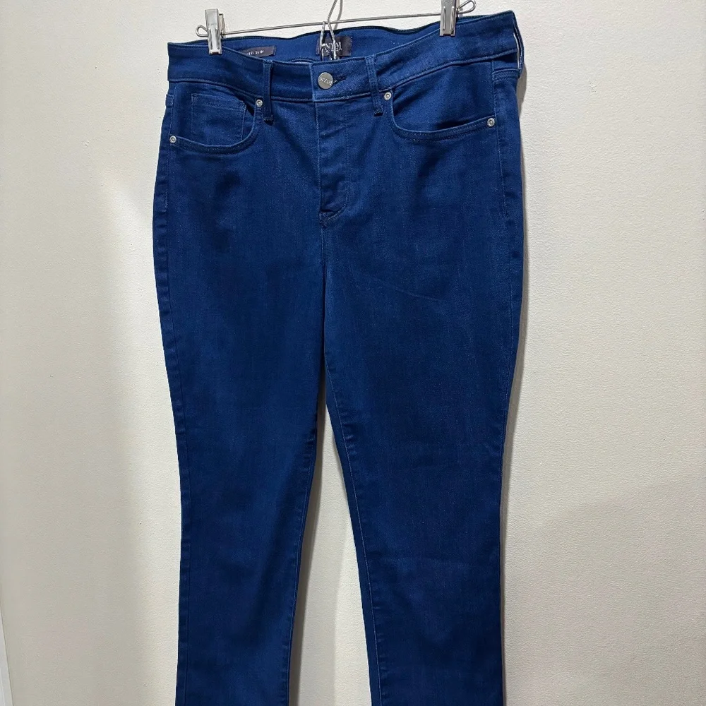NYDJ Blue Sheri Slim Jeans - 12P - Picture 1 of 5